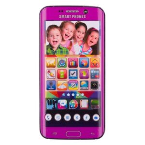Telefon jucărie pentru copii – cu lumină și sunet, interactiv și educativ, culoare mov