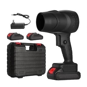 Suflanta pe Acumulator 48V, 2 Acumulatoare,+ Incarcator telefon 65W, Valiza Inclusa, Negru - imagine 5
